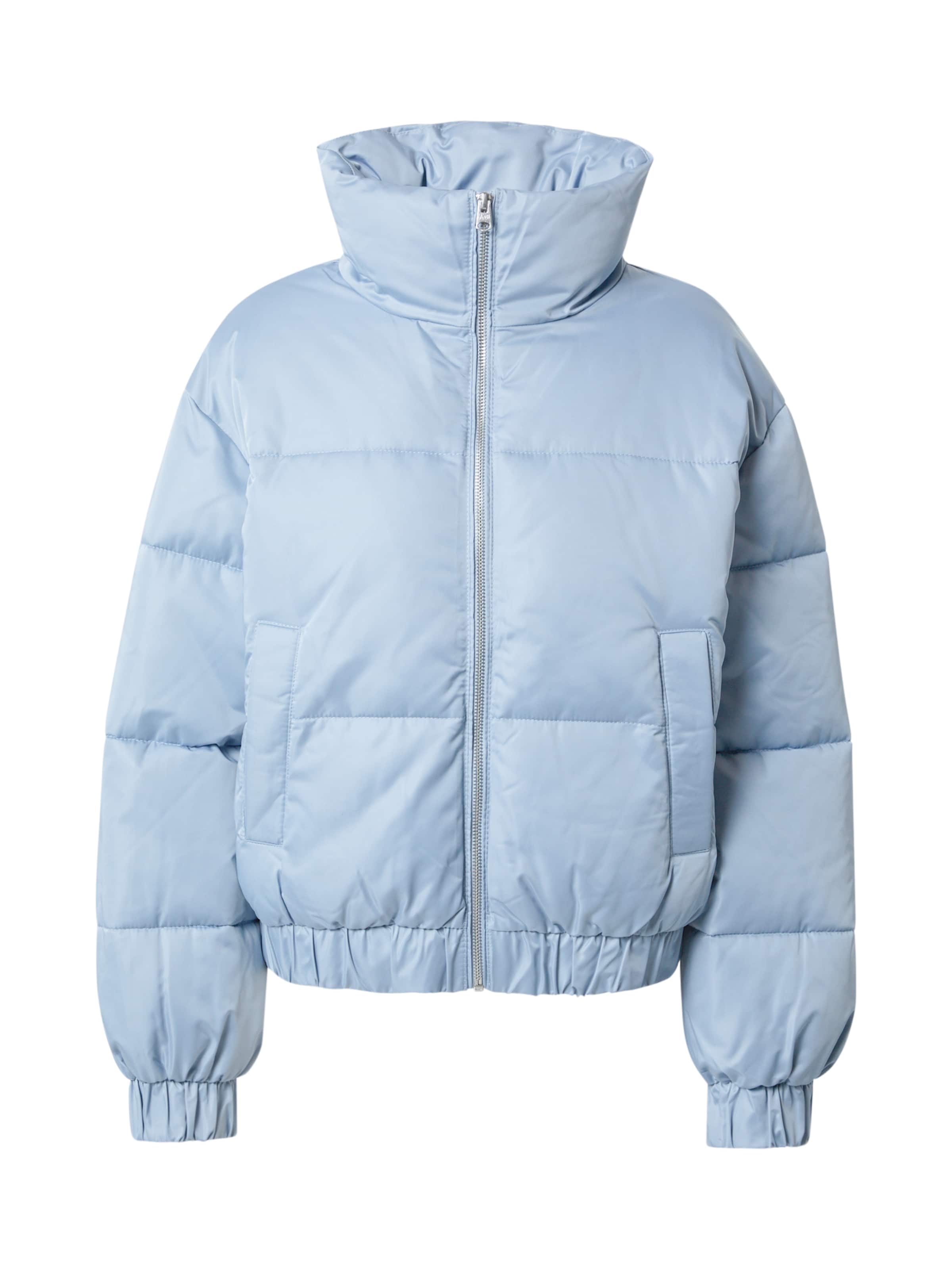 mėlyna Abercrombie & Fitch Žieminė striukė: priekis