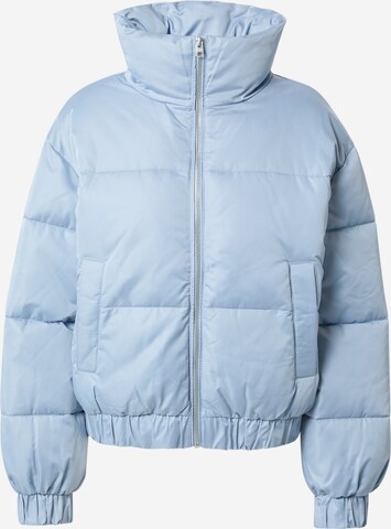 Abercrombie & Fitch Winterjas in Blauw: voorkant