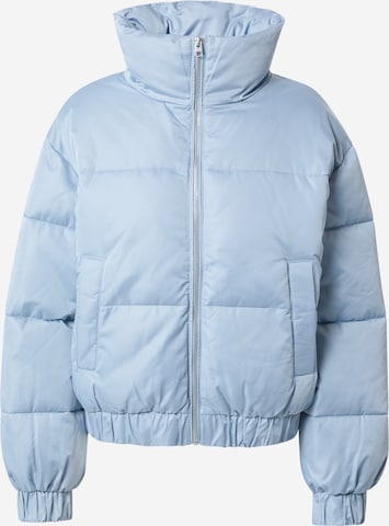 Abercrombie & Fitch Winter Jacket in Blue: front