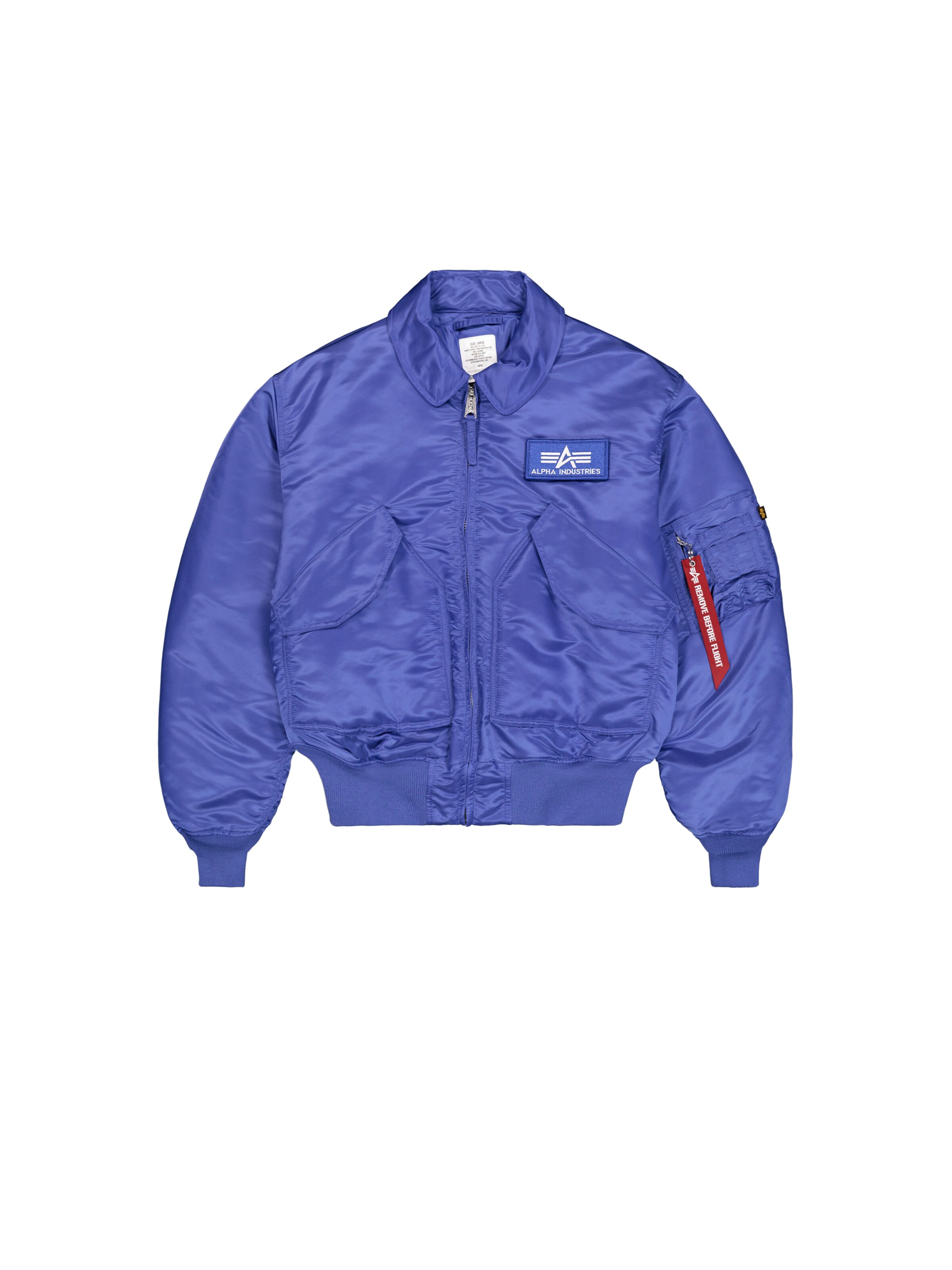 ALPHA INDUSTRIES Between-Season Jacket 'Heritage' in Blue: front