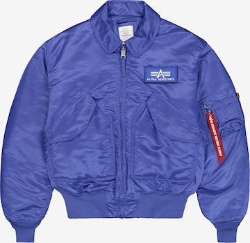 ALPHA INDUSTRIES Between-Season Jacket 'Heritage' in Blue: front