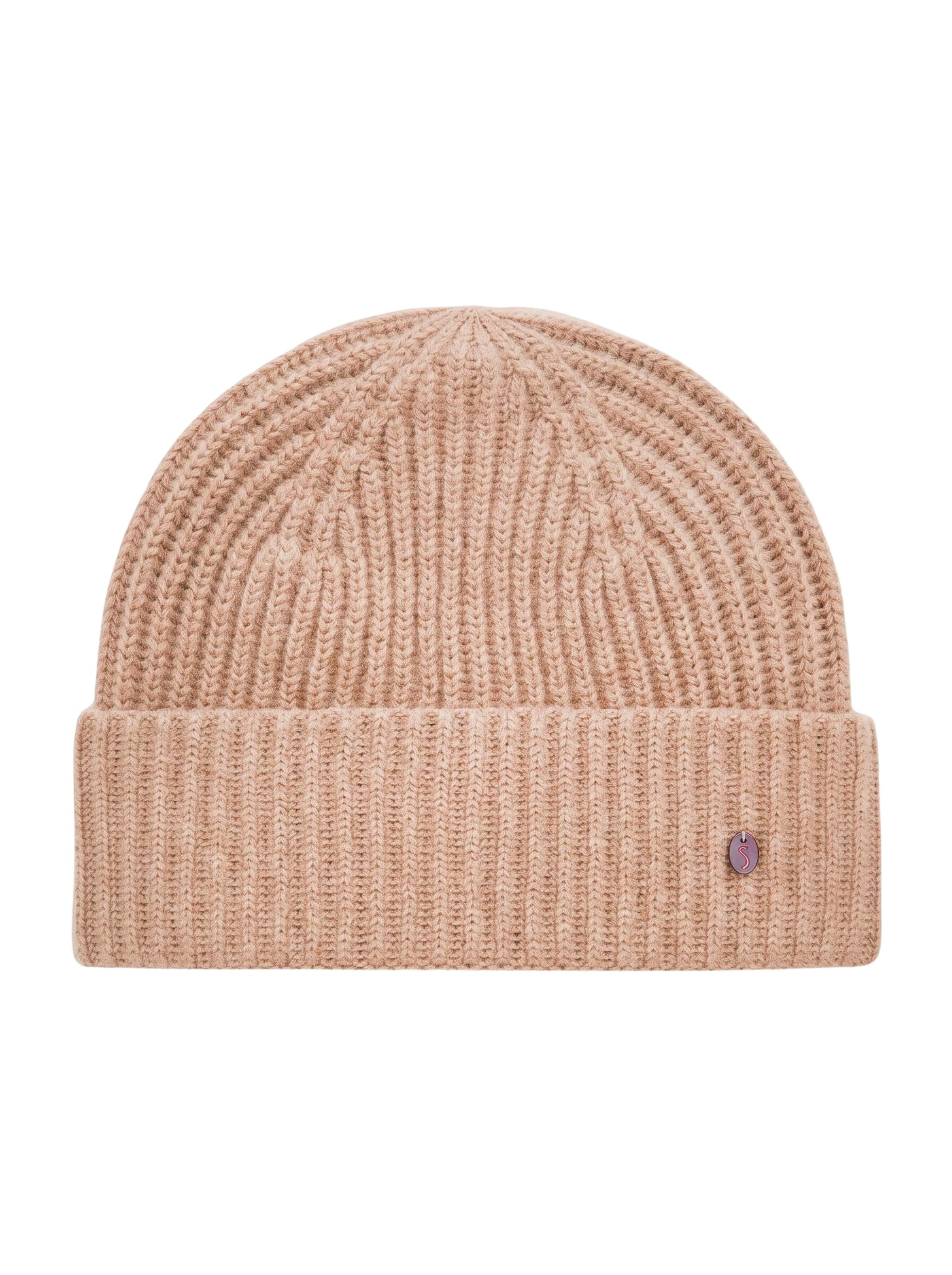 CODELLO Beanie in Beige: front