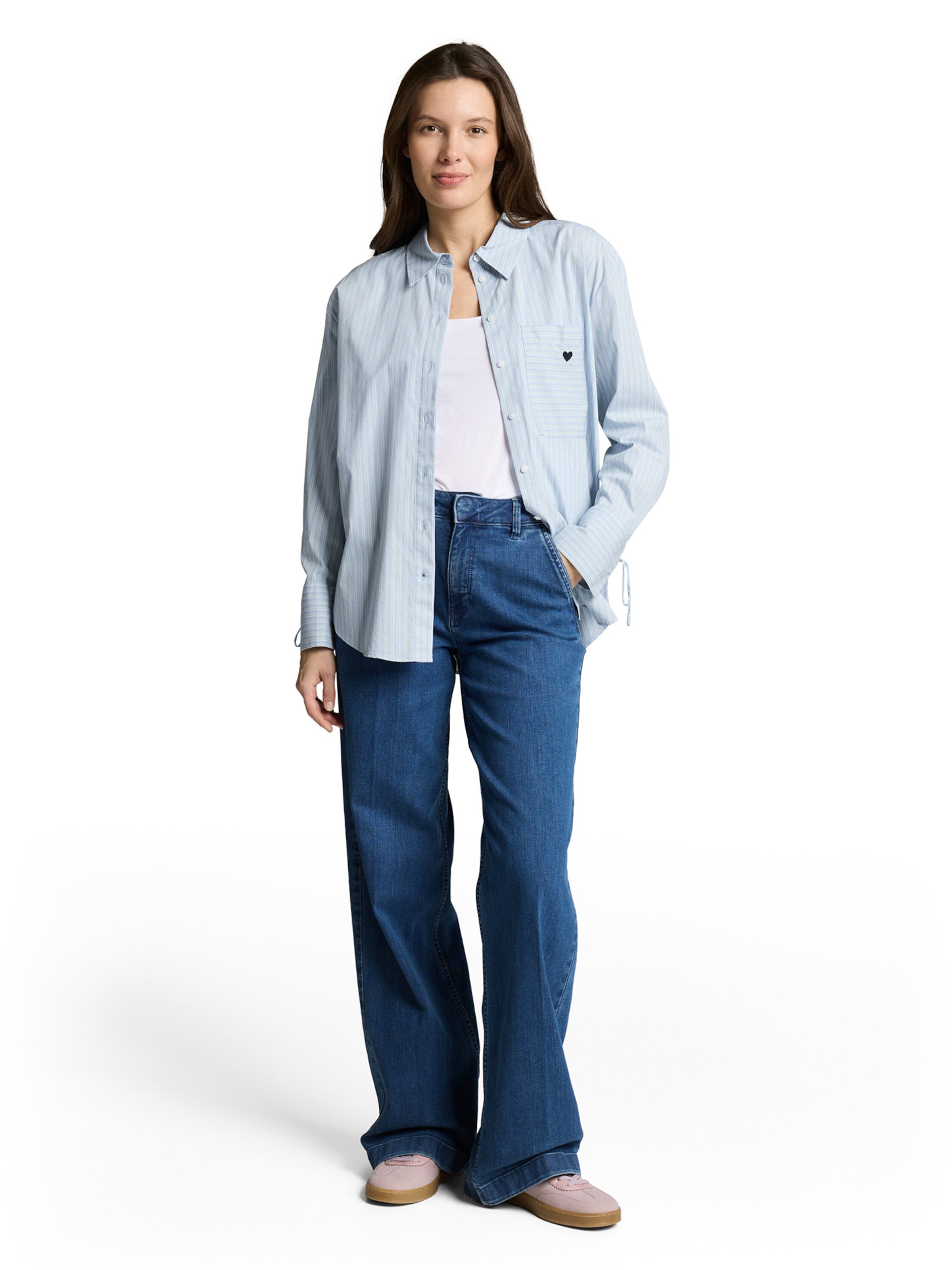 TOM TAILOR Bluse in Weiß