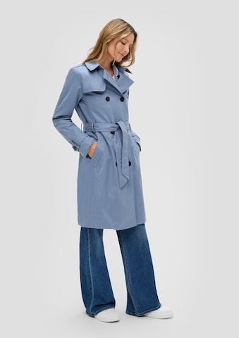 s.Oliver Between-Seasons Coat in Blue