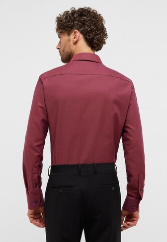 ETERNA Slim fit Business shirt in Red