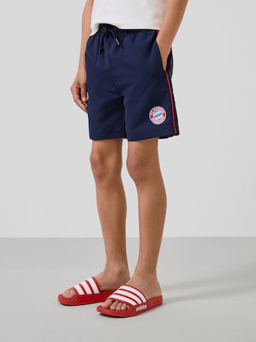 FC BAYERN MÜNCHEN Board Shorts in Blue: front