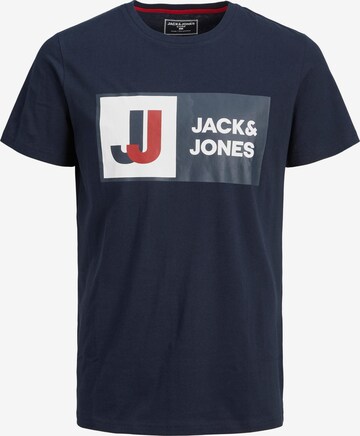 JACK & JONES Tričko 'Logan' – modrá: přední strana