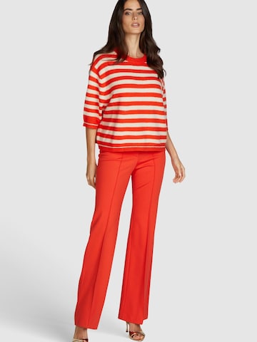 MARC AUREL Flared Hose in Orange