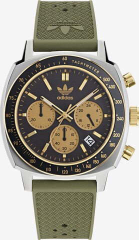 ADIDAS ORIGINALS Analoog horloge 'MASTER' in Groen: voorkant