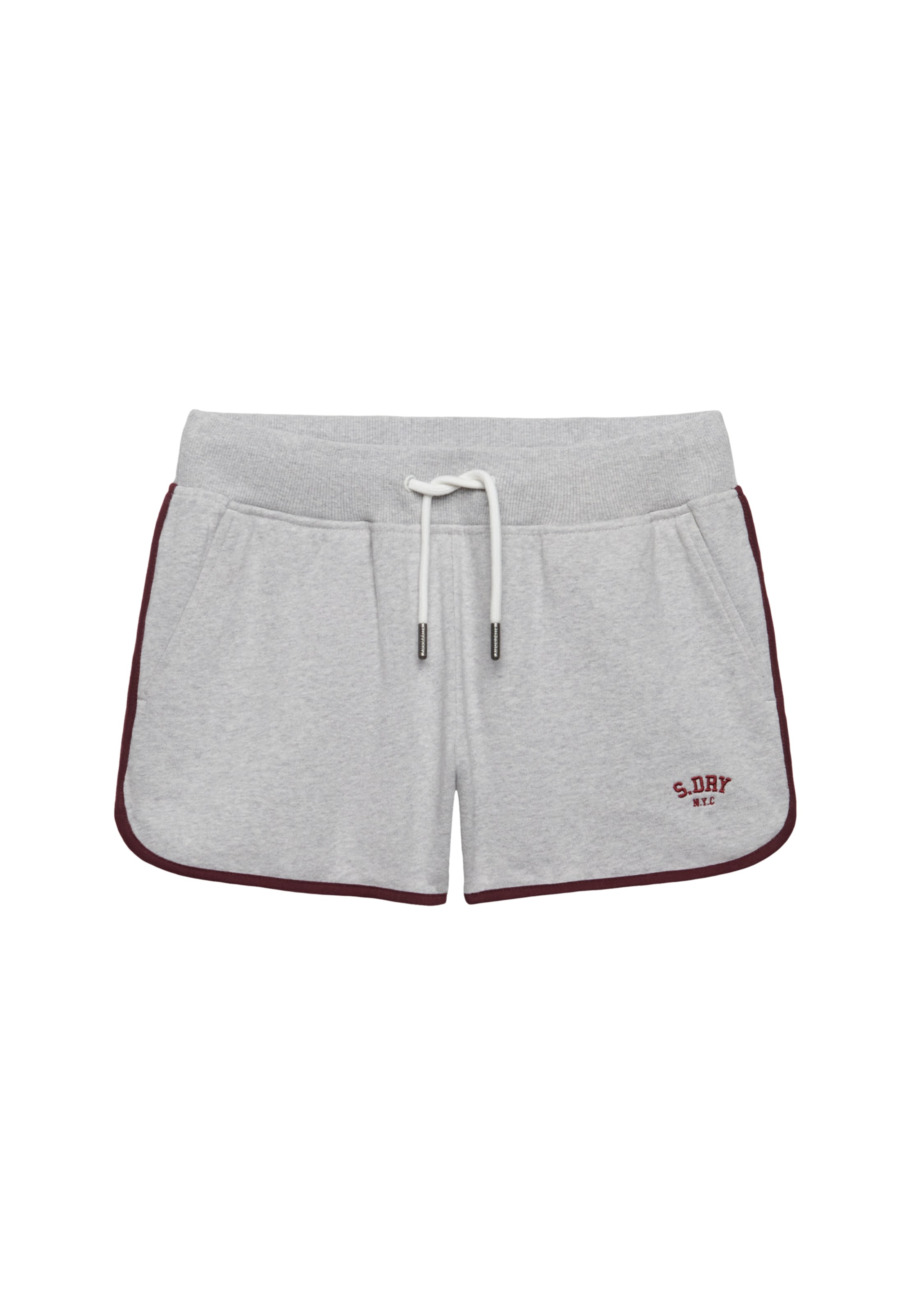 Superdry & Co Slimfit Broek in Grijs: voorkant