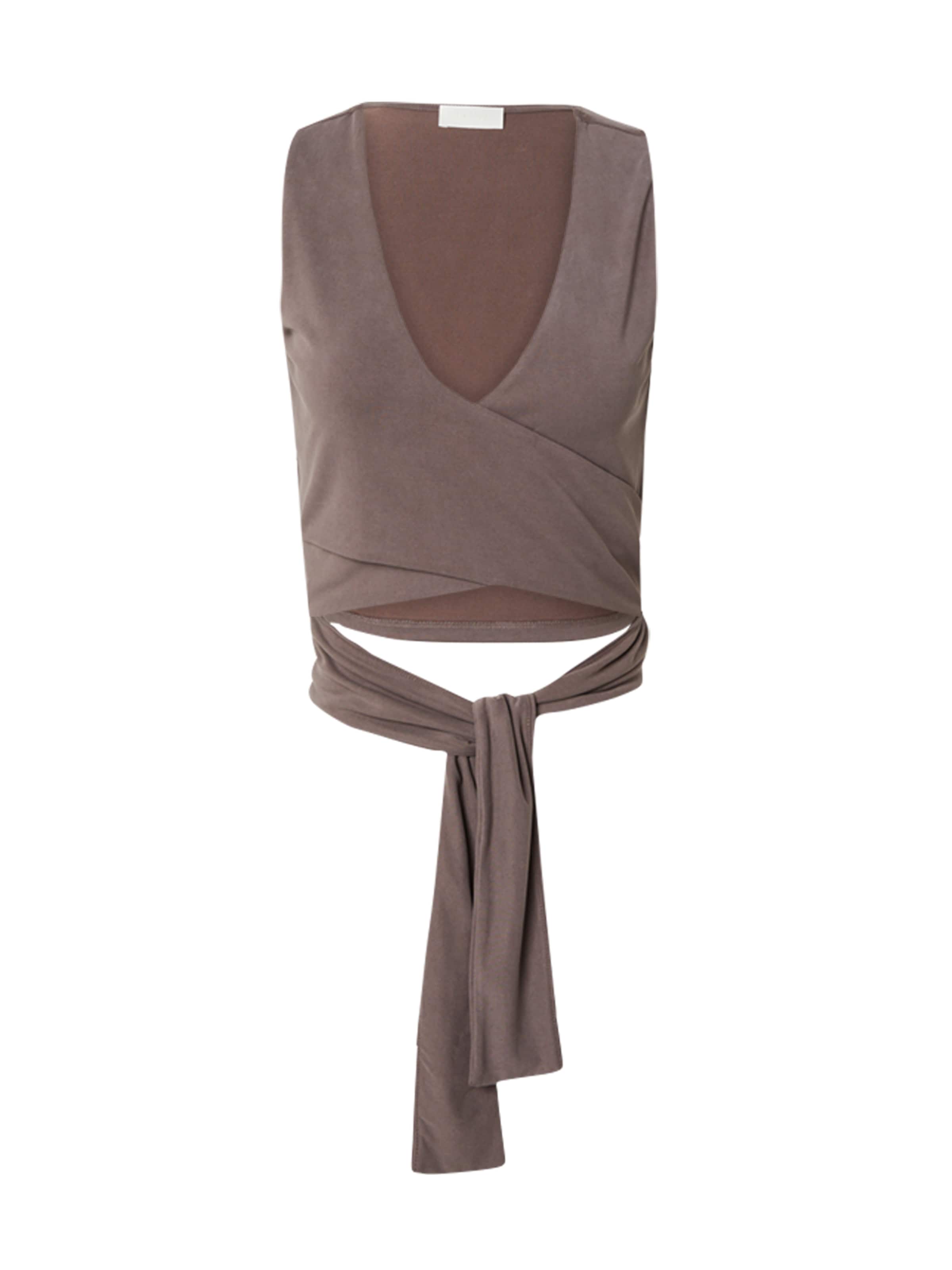 LeGer by Lena Gercke - Top 'Caitlin' em castanho: frente