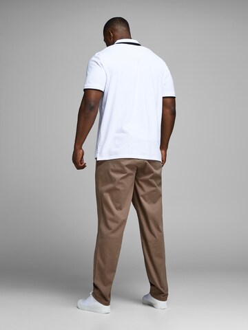 smėlio Jack & Jones Plus Prigludęs „Chino“ stiliaus kelnės 'JJIMARCO'