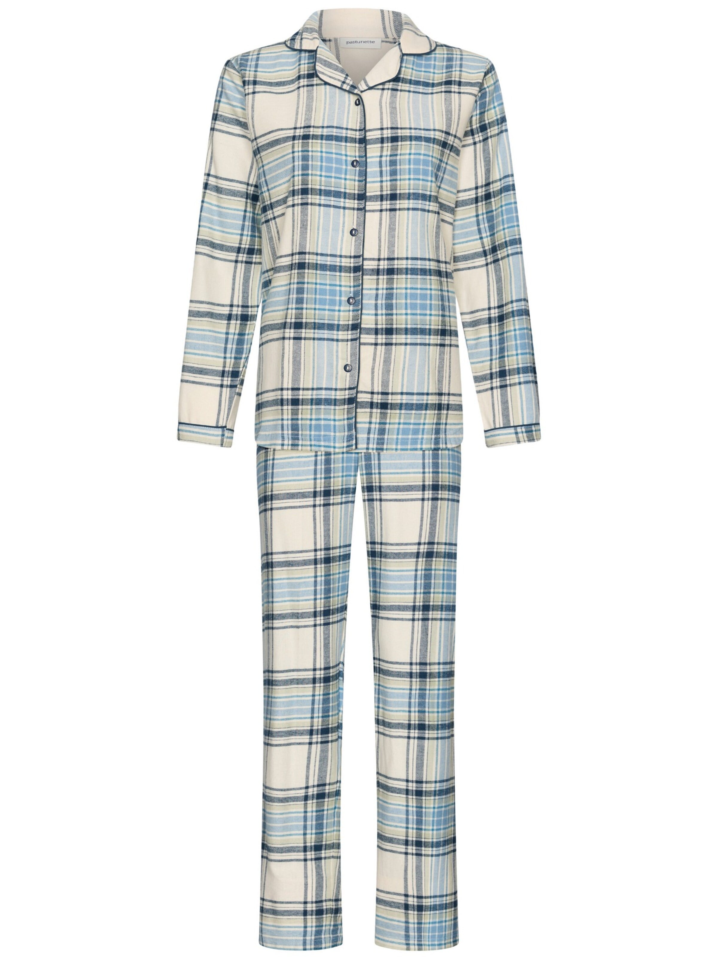 Pastunette Pyjama‌‌ in Blau: Vorderseite