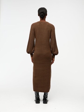 OBJECT Knitted dress 'Malena' in Brown