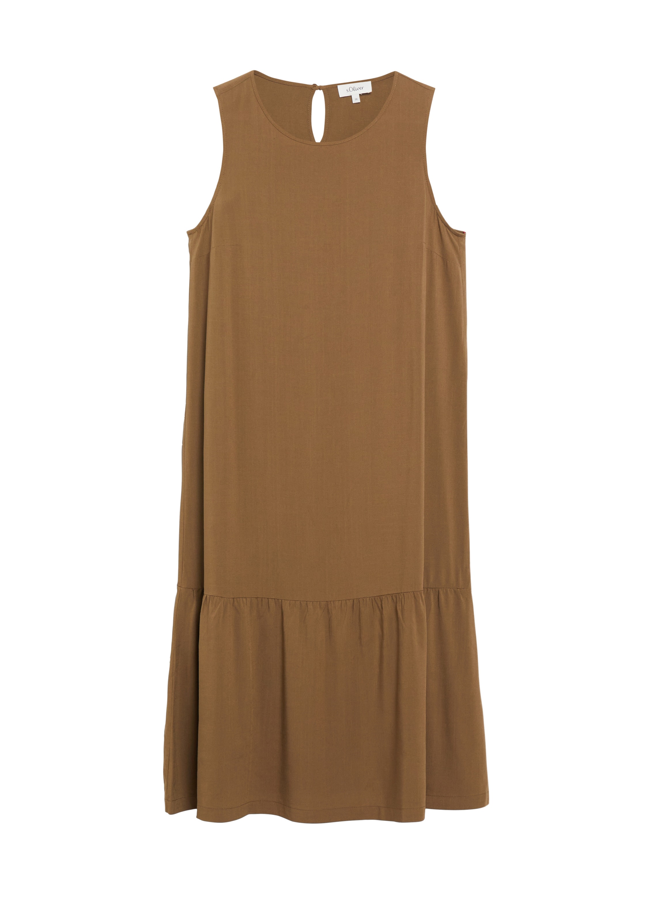 s.Oliver Kleid in Braun: Vorderseite
