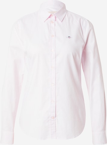 Camicia da donna di GANT in rosa: frontale