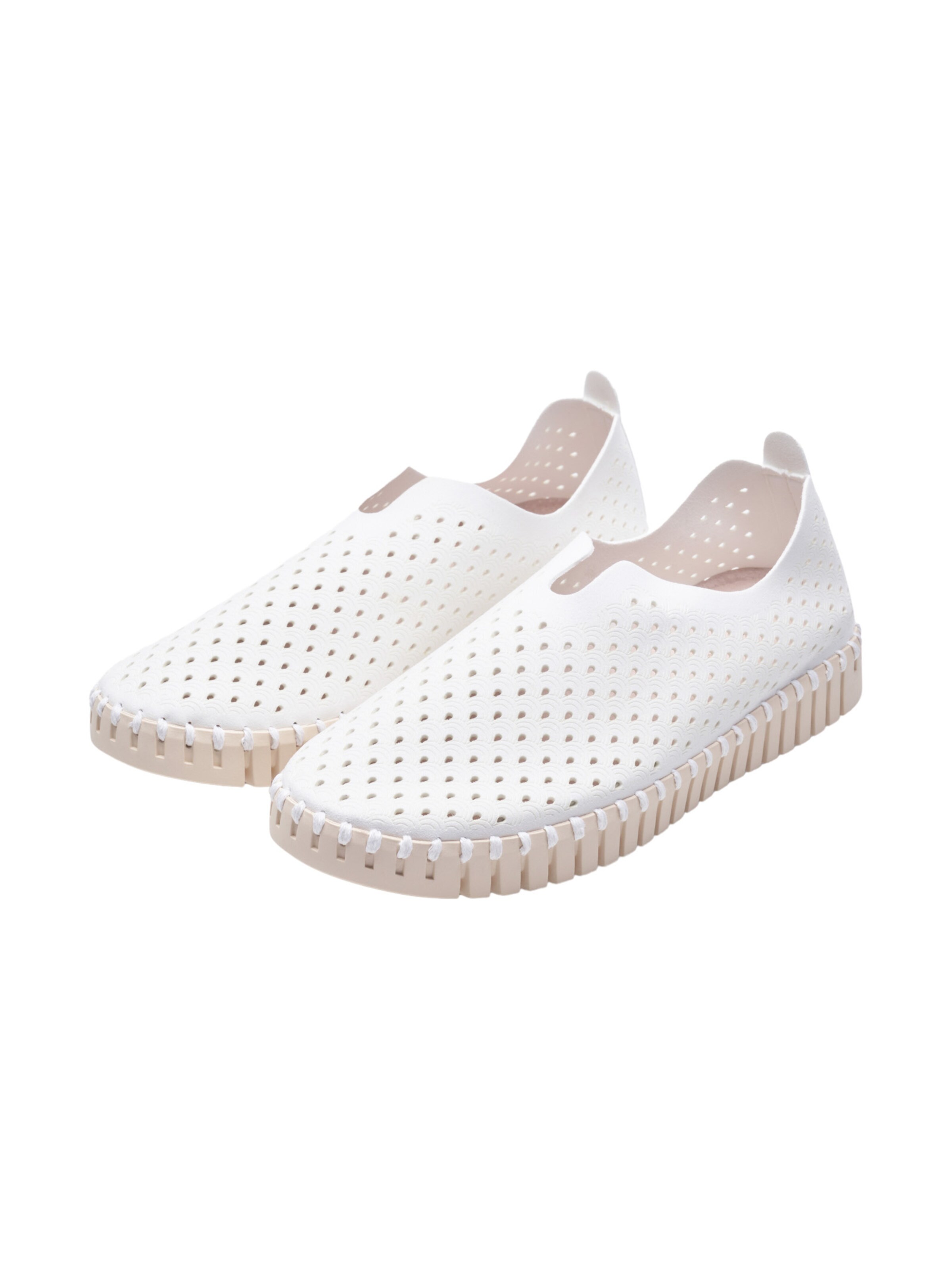 ILSE JACOBSEN Slip-on 'Tulip' in Wit