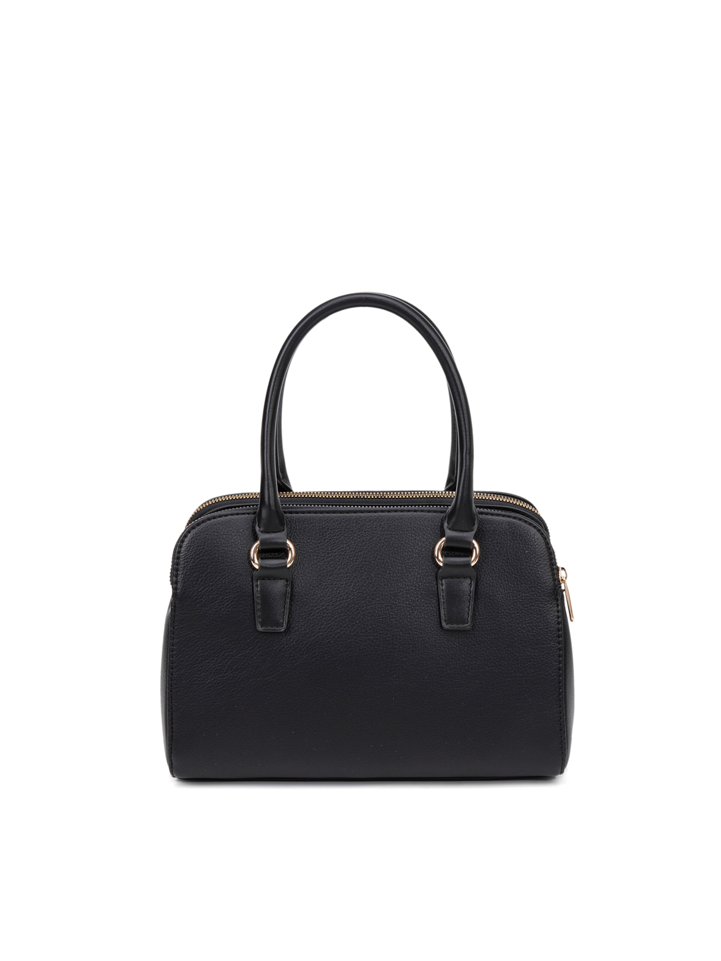 Borsa a mano 'Borsa a Mano Vegan Leather con Zip e Tracolla Rimovibile - David Jones' di David Jones in nero