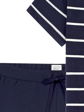 SCHIESSER Pajama 'Mix & Relax' in Blue