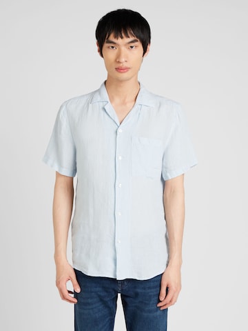 HUGO - Ajuste confortable Camisa 'Ellino' en azul: frente