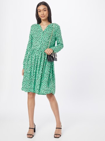 ICHI Shirt Dress in Green