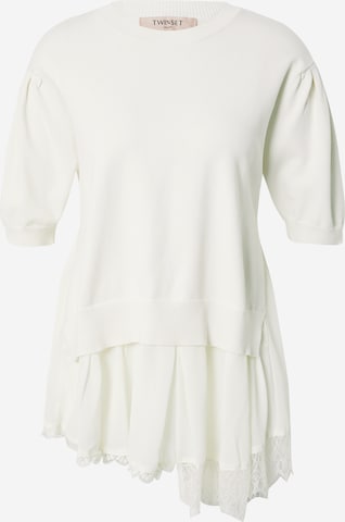 Twinset Sweater 'MAGLIA' in White: front