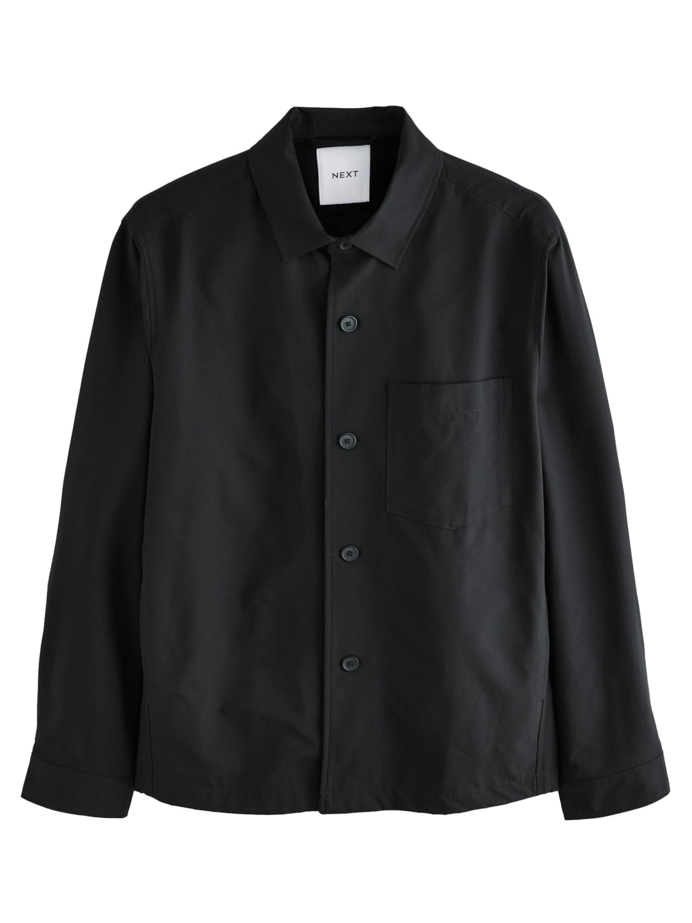 Next Rovný strih Košeľa - Čierna: predná strana