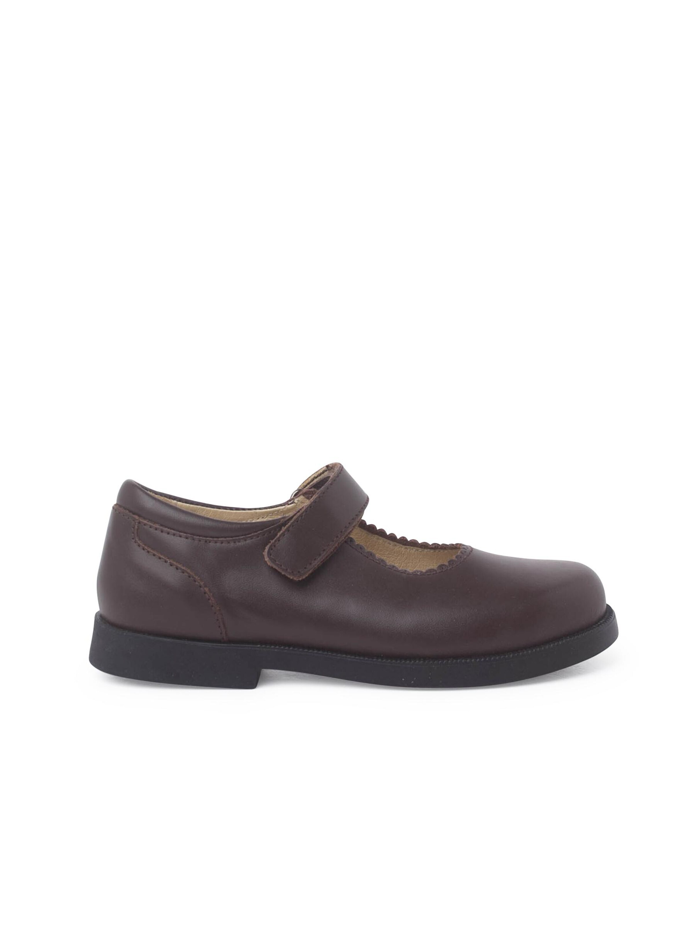 Pisamonas Lage schoen in Bruin