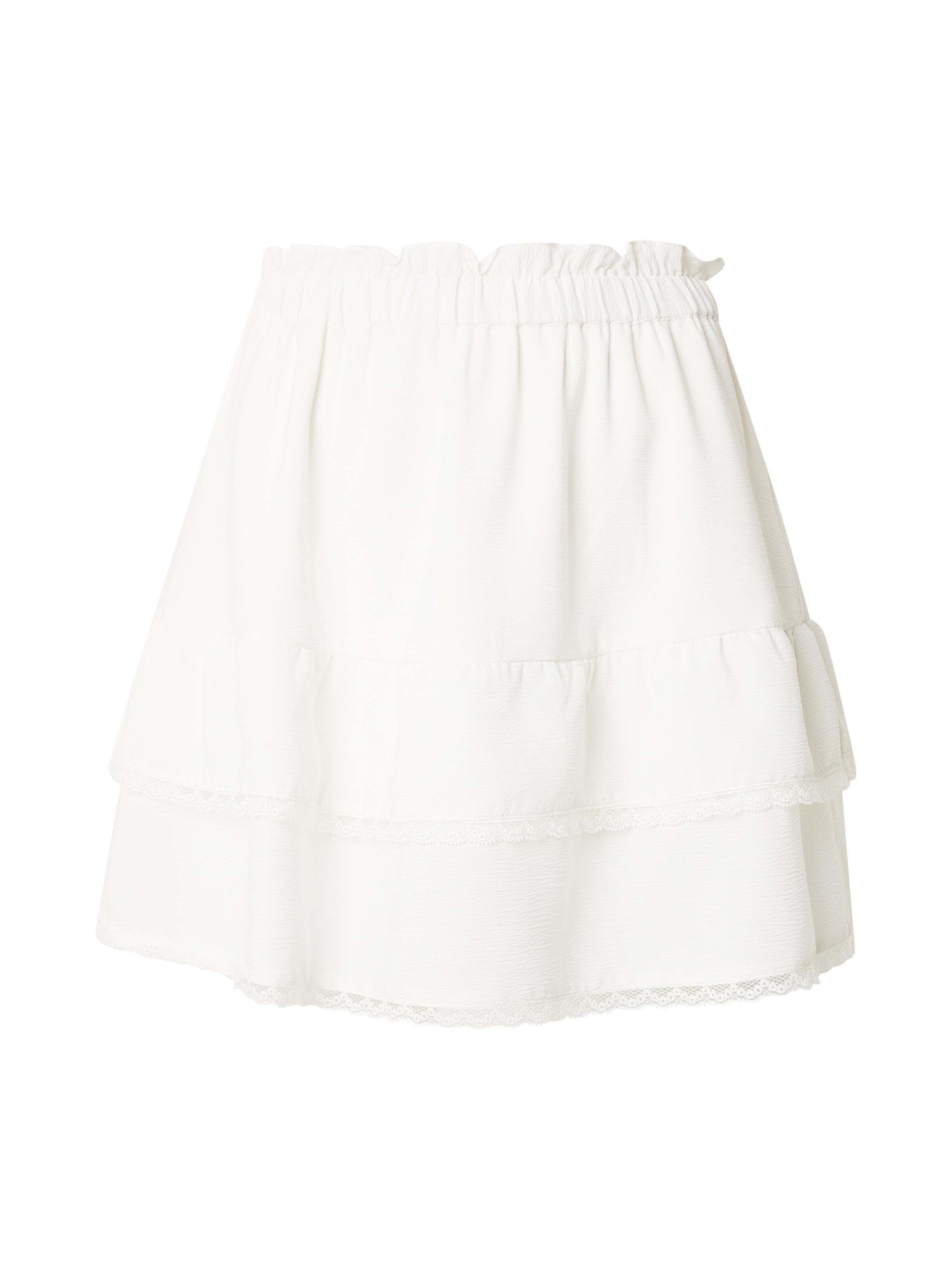 PIECES - Falda 'PCALBA' en blanco: frente