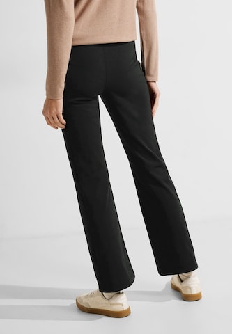 CECIL Boot cut Pants in Black