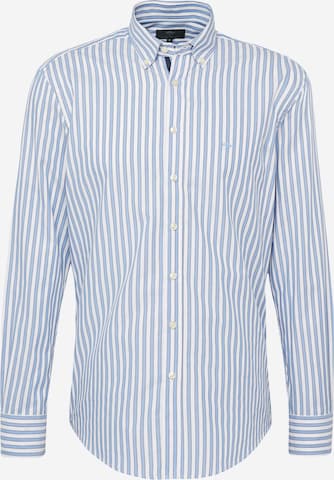 FYNCH-HATTON Regular fit Button Up Shirt in Blue: front