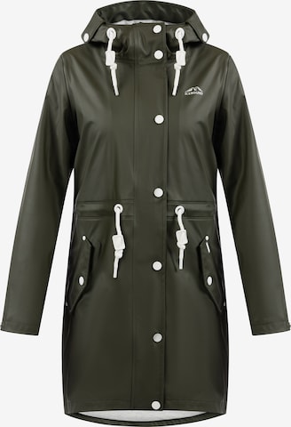 ICEBOUND Raincoat in Green: front