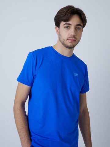 SPORTKIND Funktionsshirt 'Crew Neck'‌‌‌‌‌‌ in Blau