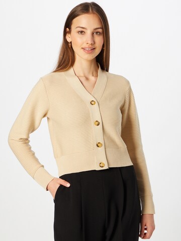 Warehouse Strickjacke 'Ottoman' in Beige: predná strana