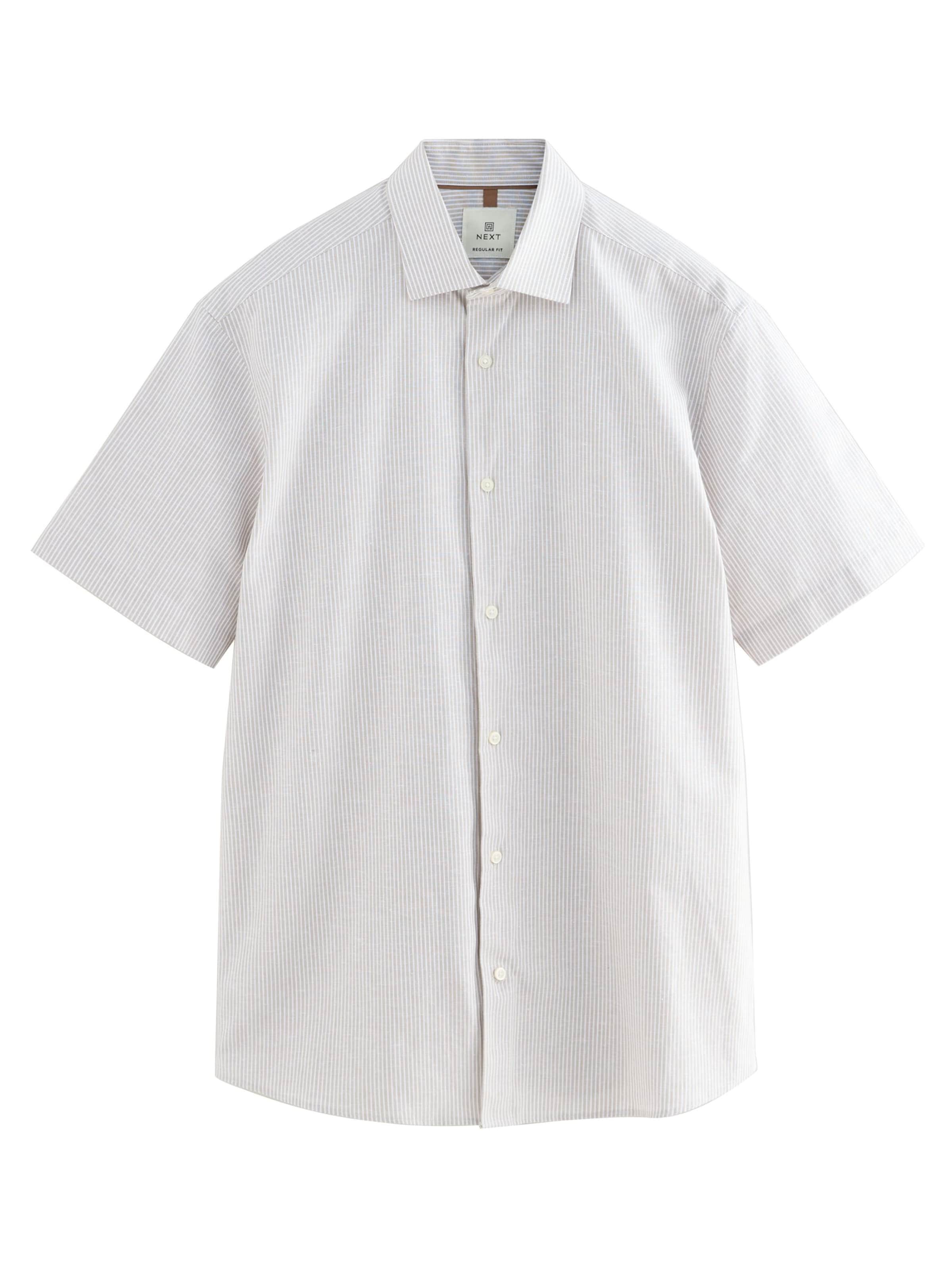 Next Средняя посадка Рубашка в Коричневый: спереди