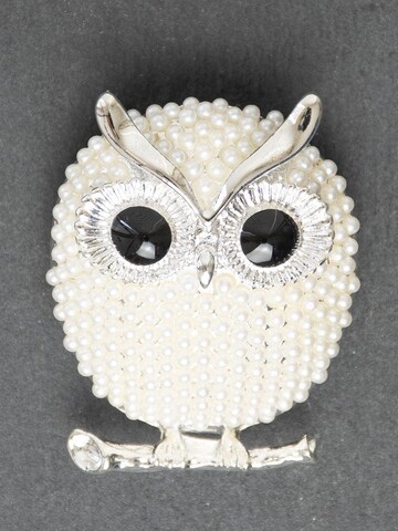 MayTree Brooch 'Eule' in White
