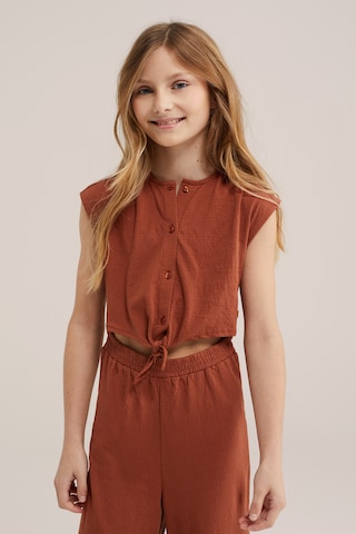WE Fashion Overall in Braun: Vorderseite