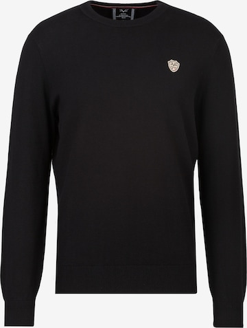 19V69 ITALIA Sweater 'Tino' in Black: front