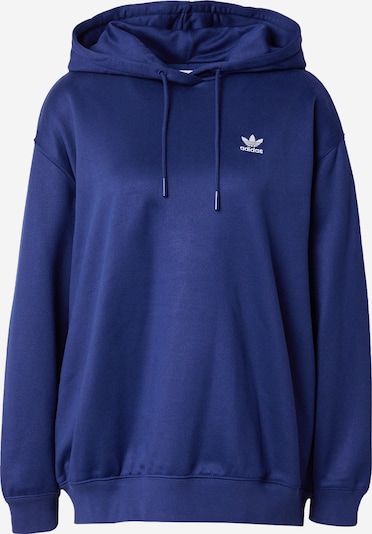 Bluză de molton 'TREFOIL' ADIDAS ORIGINALS pe albastru închis / alb, Vizualizare produs