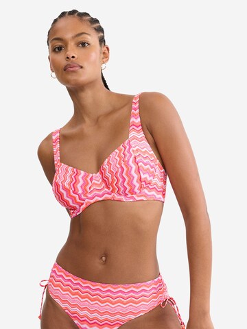 TRIUMPH Balconette Bikinitop ' Red Label Mix & Match Summer ' in Oranje: voorkant
