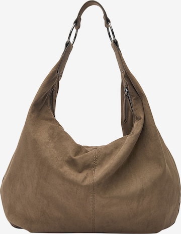 Pull&BearShopper torba 'BOHO' - siva boja: prednji dio