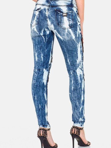 Coupe slim Jean CIPO & BAXX en bleu