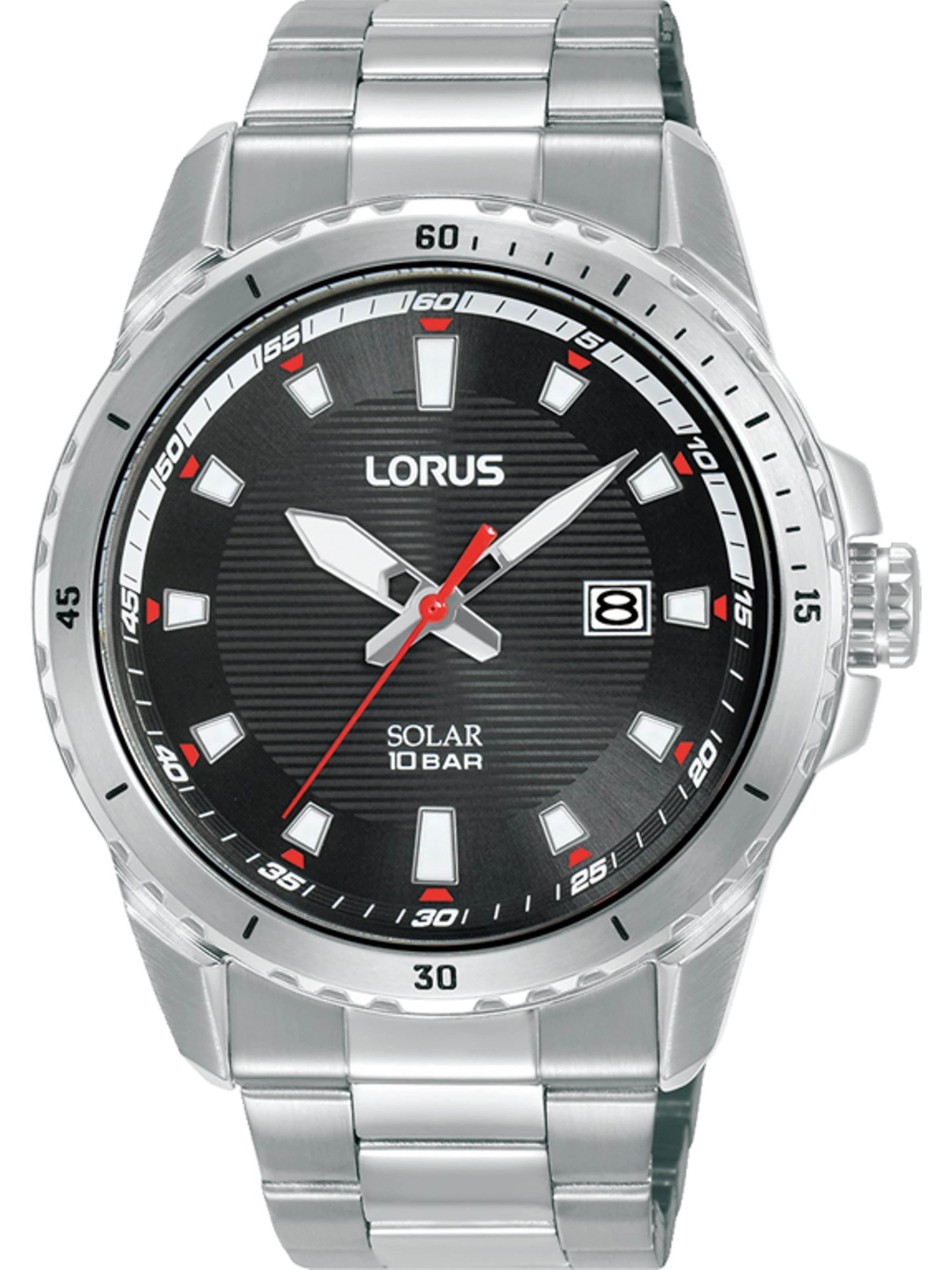 LORUS Analog Watch in Silver: front
