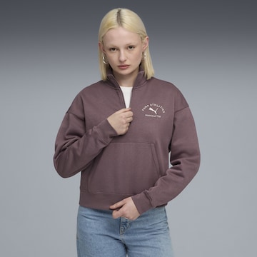 PUMA Sweatshirt in Lila: Vorderseite
