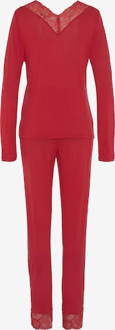 LASCANA Pajama in Red