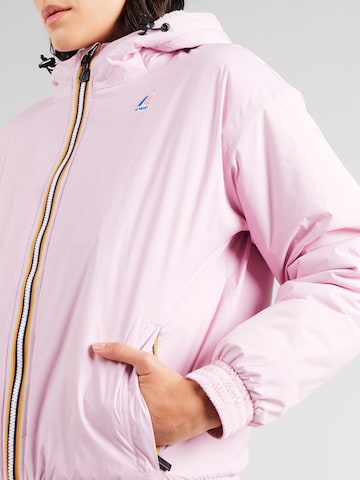 Veste mi-saison 'Le Vrai 4.0 Albine Orsetto' K-Way en rose