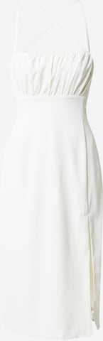 Robe de cocktail Abercrombie & Fitch en blanc : devant