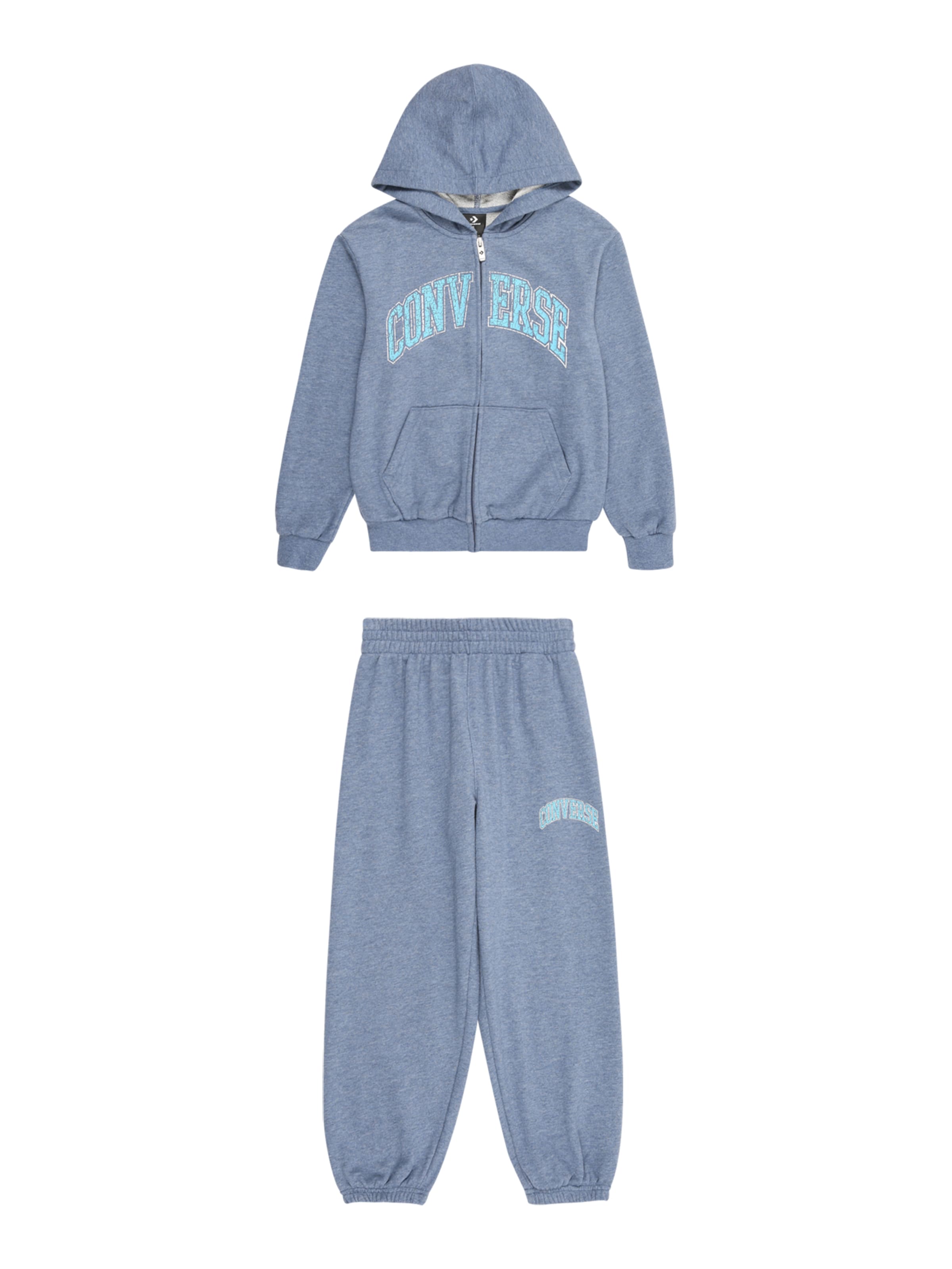 CONVERSE Joggingová souprava 'HERITAGE' – modrá: přední strana