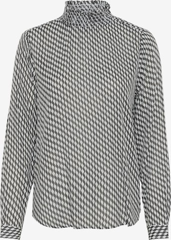 Chemisier 'Amber' Kaffe en gris : devant