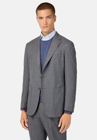 Boggi Milano Regular fit Business Blazer in Grey: front